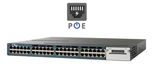 Switch Administrable Cisco Wsc3560x 48 Ports 10/100/1000 Poe