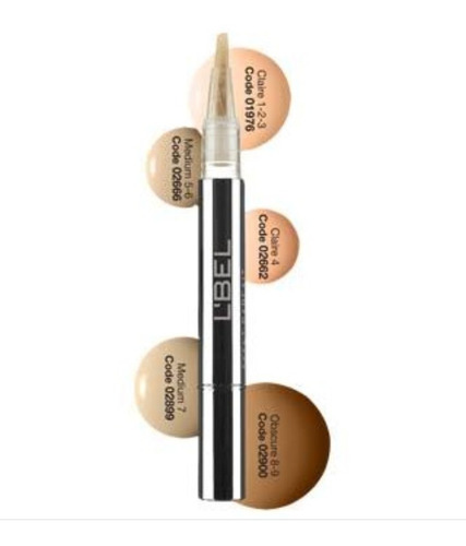Corrector Facial Retráctil Lbel Color Obscure 8-9