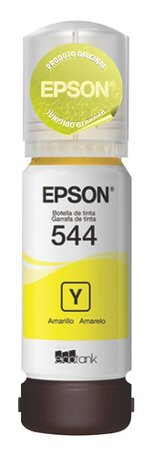 Refil De Tinta Epson T544 Original L3110 L3150 L5190 Amarelo