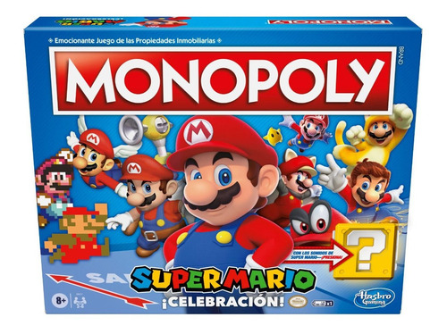 Monopoly Mario Bross Super Mario Celebration! Para Fans