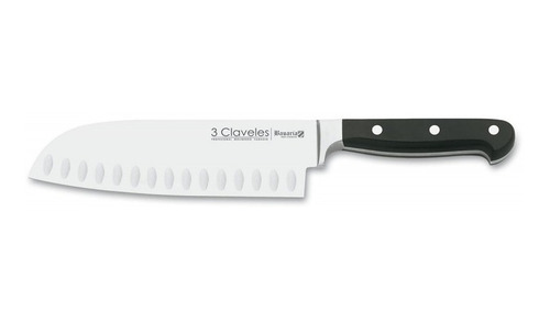 Imagen 1 de 4 de Cuchillos Santoku Alveolado 18 Cm Uniblock 3 Claveles 1125