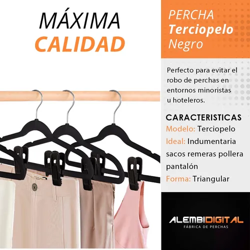 Perchas para remeras sale