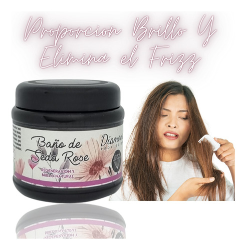 Baño De Crema Seda Rose 250ml. Diamonds