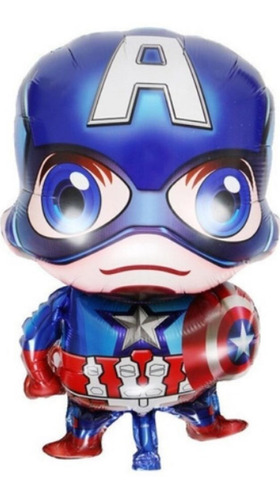 Globos Metalizados Capitan America  75 Cm