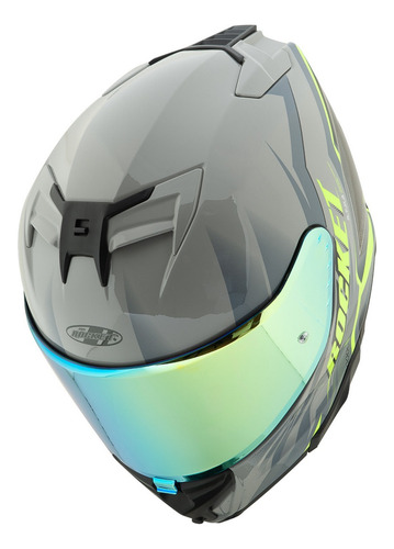 Casco Integral Joe Rocket Rkt210 Sonic + Mica Iridium Gris Oscuro Lisa L