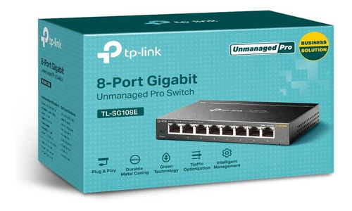 Tp-link Tl-sg108e - Switch Gigabit 8 Puerto Administrable
