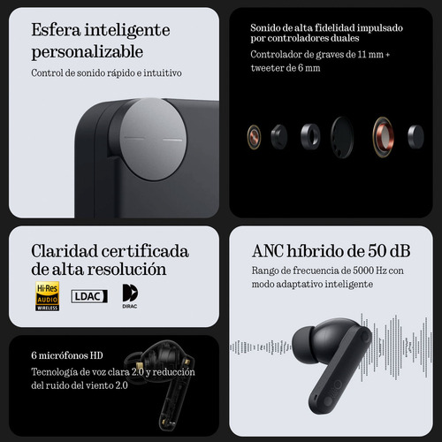 Cmf By Nothing Buds Pro 2 Hi-res Audio Cancelación Ruido