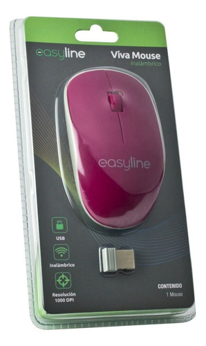 Mouse Easy Line Óptico Inalámbrico Bluetooth 1000dpi