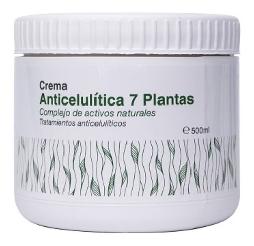 Crema 7 Plantas Anticelulítica - 500g - Estética Natural