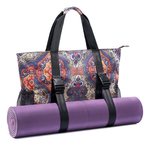 Heathyoga Bolsa Para Esterilla De Yoga Con Bolsillo Grande, 