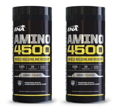 Promo X 2 Amino 4500 Ena + Rutina Dieta Bcaa