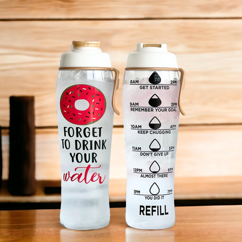 Botellas De Agua Con Tiempos Para Beber, Botella De Agua Mot