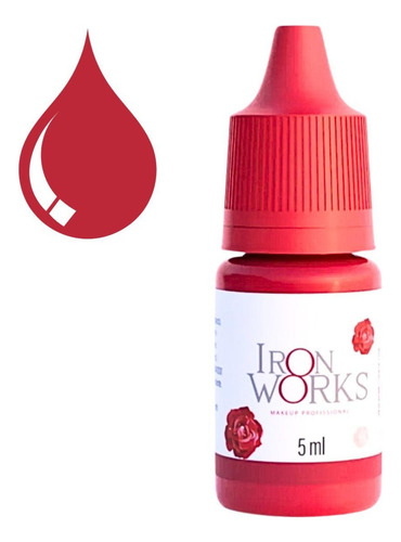 Pigmento Iron Works 5ml Micropigmentação Sobrancelhas Lábios