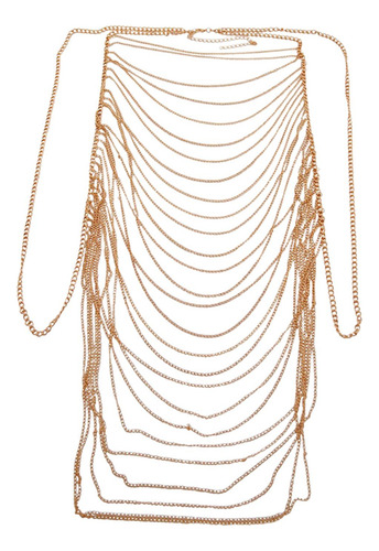 Cadena Para El Cuerpo Para Mujer, Cadena Para El Pecho Sin