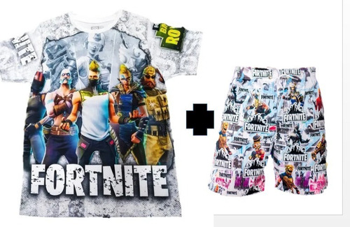 Combo Camiseta + Pantaloneta Fortnite --- Envió Gratis