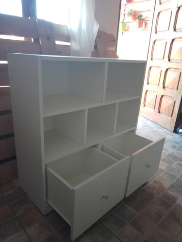 Mueble Organizador Juguetero Melamina 2 Cajones!