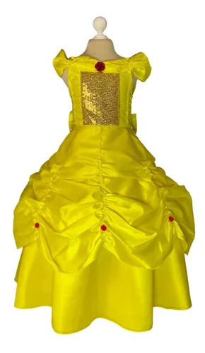 Vestido Princesa Bella - Bella Y Bestia - Vestido Amarillo Vestido Princesa Bella - Bella Y Bestia - Vestido Amarillo