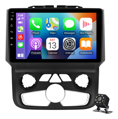 Zk Estéreo Carplay Para Dodge Ram 1500 2014-2019 A/a Auto