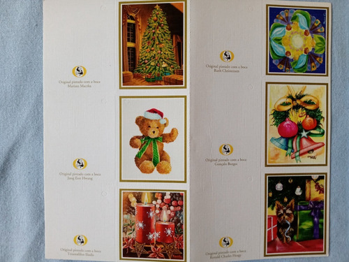 Imagem 3 de 6 de Kit 30 Mini Cartões De Presente Natal Exclusivos Lindos