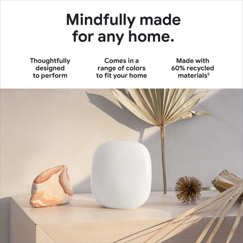 Sistema Wi-fi Google Nest Wifi Pro Wifi 6e, Paquete De 2 Uni