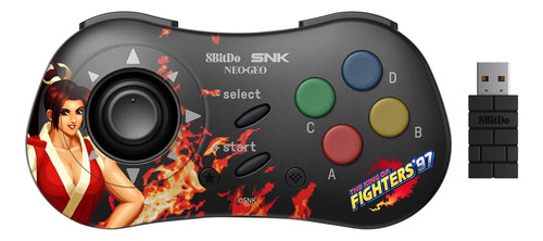 Control Inalambrico Neogeo De Pc 8bitdo Mai Shiranui Nuevo Negro (Usado)