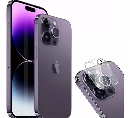 GENERICO Protector De Camara Para iPhone 14 Pro - 14 Pro Max - Purpura