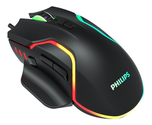 Imagen 1 de 4 de Mouse Gamer Philips G525 2400dpi Iluminado - Revogames