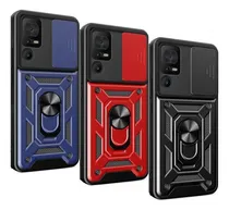 Comprar Funda Armor Ring Antigolpe Con Cubre Camara Para Tcl