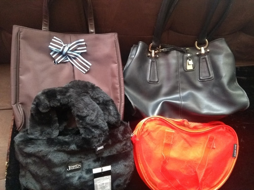 Imagen 1 de 3 de Lote 4 Bolsas De Diferentes Marcas