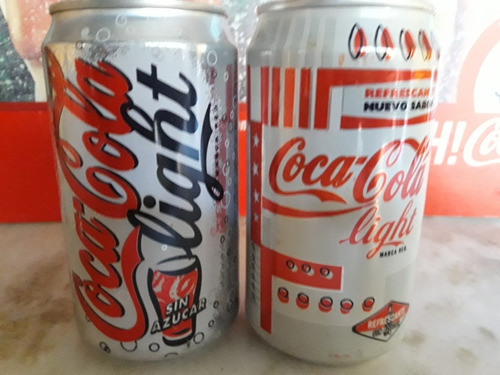 Coca Cola Light, 2 Latas, Del 95 Y 98,precio X Las Dos