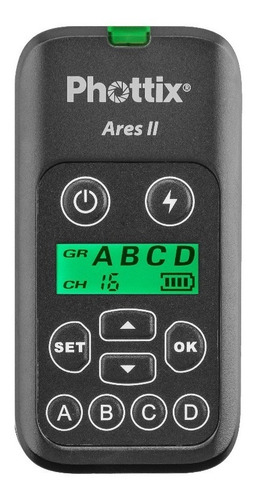 Imagen 2 de 9 de Disparador Radio Flash Ares 2 Phottix Emisor + Receptor