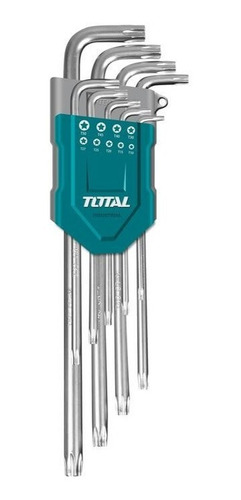 Juego Llaves Allen Torx T10 A T15 Total 9 Pz Industrial Cr-v