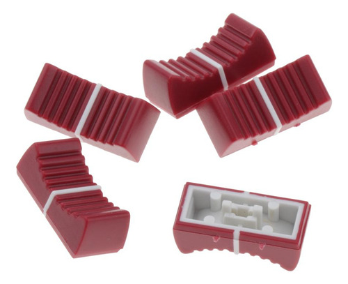 Tapa Del Fader Del Mezclador Rojo