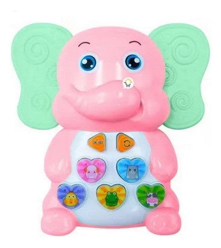 Elefante Piano Bebe Infantil-luces Y Sonidos