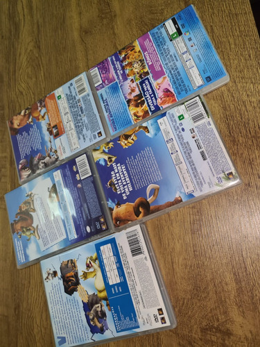 Dvd A Era Do Gelo 1 2 3 4 E 5 Kit Ice Age (Usado)