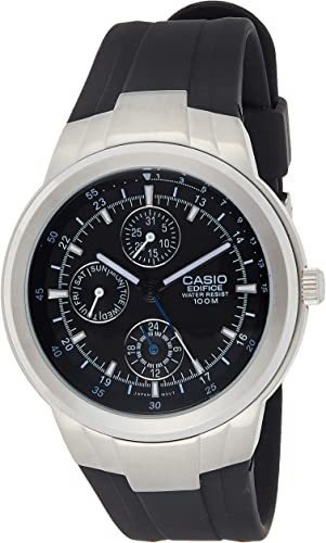 Casio Men's Ef305-1av Edifice Reloj Multifunción Con Malla