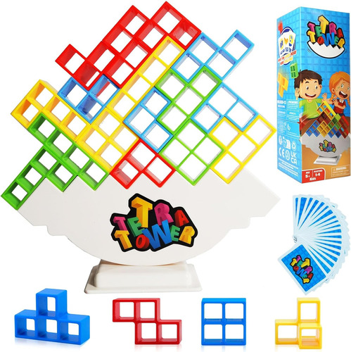 48 Juegos Gigante Didactico Destreza Mesa Niños Torre Tetris