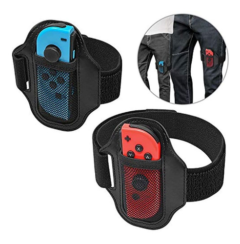 [paquete De 2] Correa De Pierna Para Nintendo Switch Ring Fi