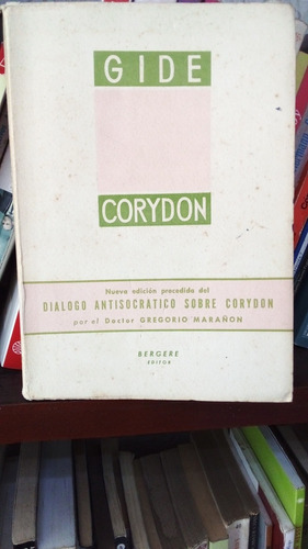 Corydon. André Gide. Diálogos Antisocraticos.