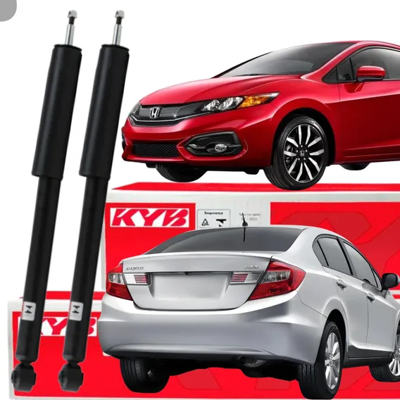 Par Amortecedor Traseiro Honda New Civic G9 2012 A 2016 Kyb