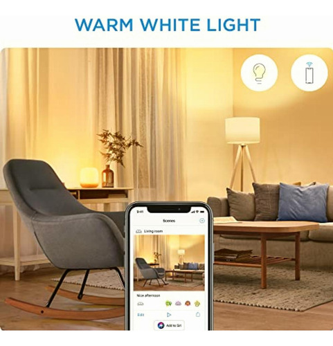 Foco Inteligente Wiz A21 Luz Calida Mayor Potencia De Luz