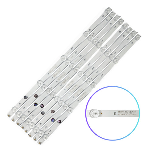Kit Leds Para Daewoo L43r6300kn K420wd7 A3 (8t,5l) Nvo