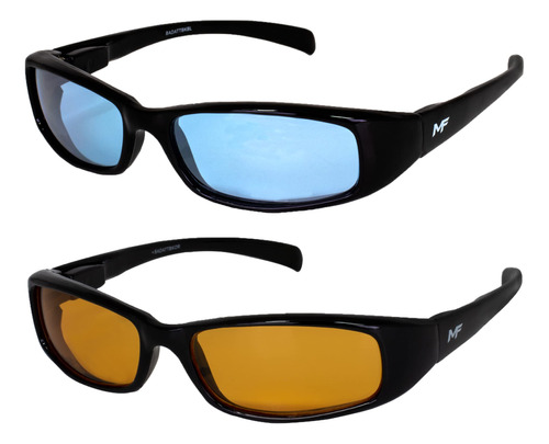 Gafas De Sol Mf Eyewear Bad Attitude, Antivaho, Para Motocic