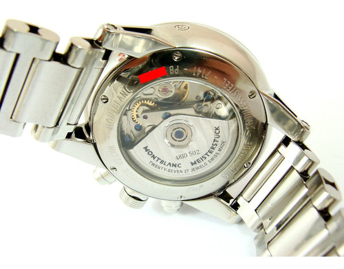 Imponente Montblanc Timewalker Auto Crono 43 Mm Aço-aço!