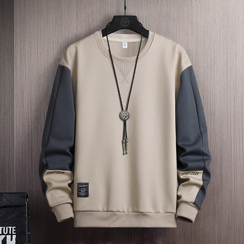 Sudadera Casual De Moda Para Hombre Con Cuello Redondo Y Cor