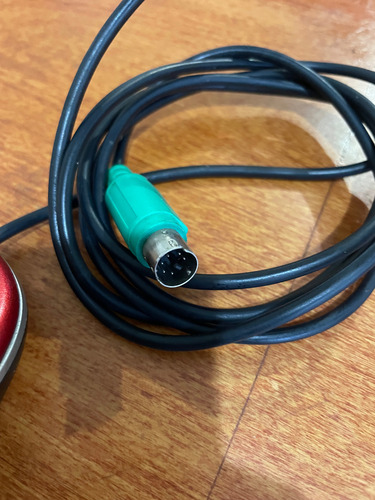 Mouse Genius Gm 04004p Cable Ps2 Usado Perfecto Estado Rojo (Usado)