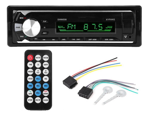 Reproductor Mp3 Usb Auto Estereo Fm Aux Bluetooth Disco U Sd