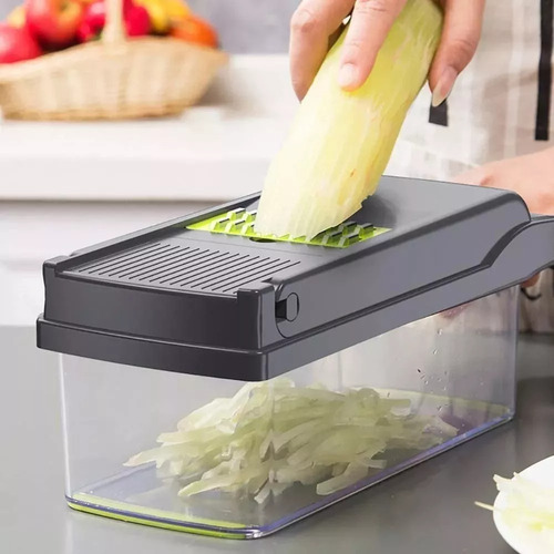 Picador Rayador Rebanador D Frutas Verduras Multifuncional