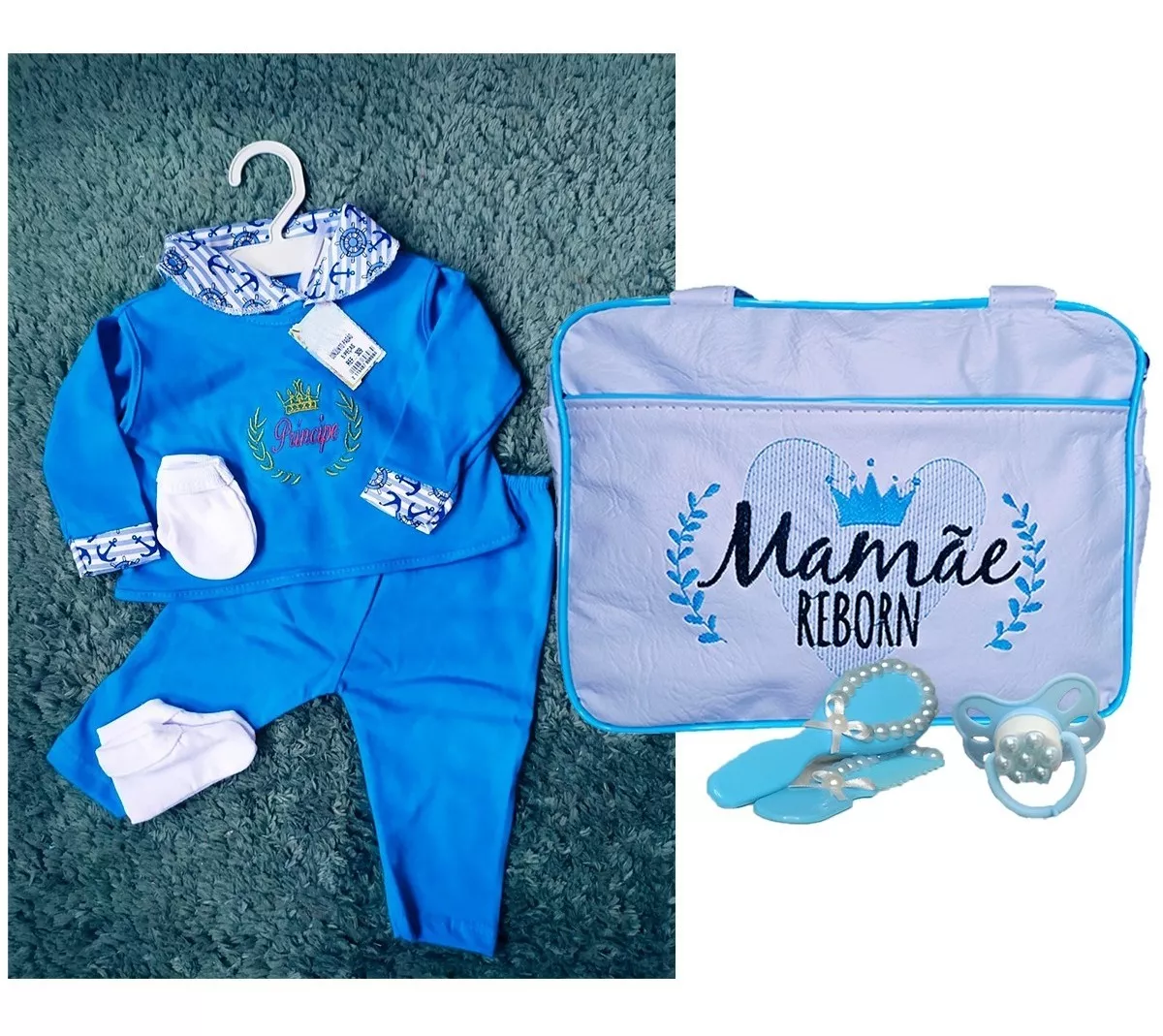 Bebê Reborn Menino com Acessórios – Outlet Mamães