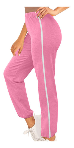 Pantalones Largos Con Cintura Elástica Para Mujer, A La Moda